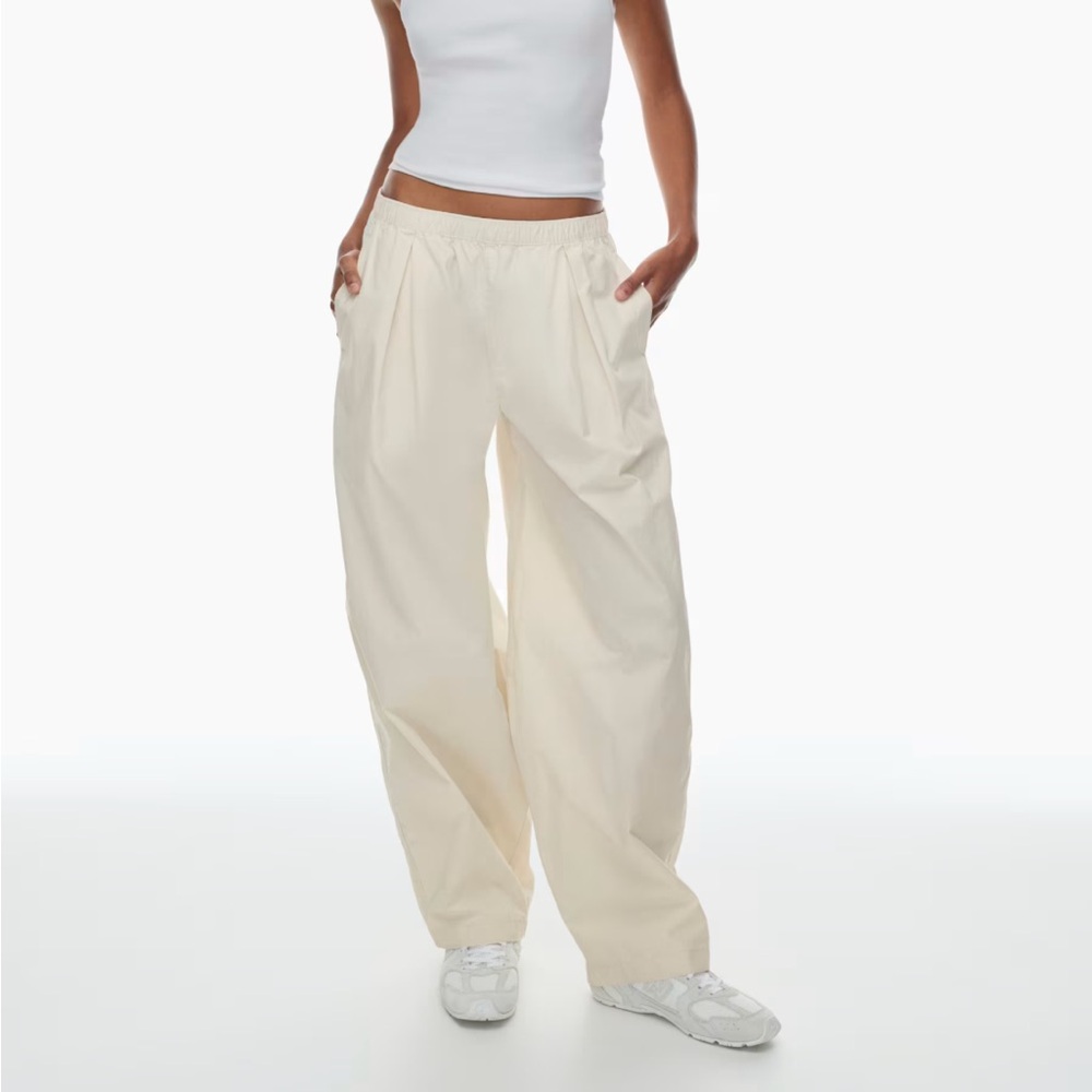 barrel poplin pant